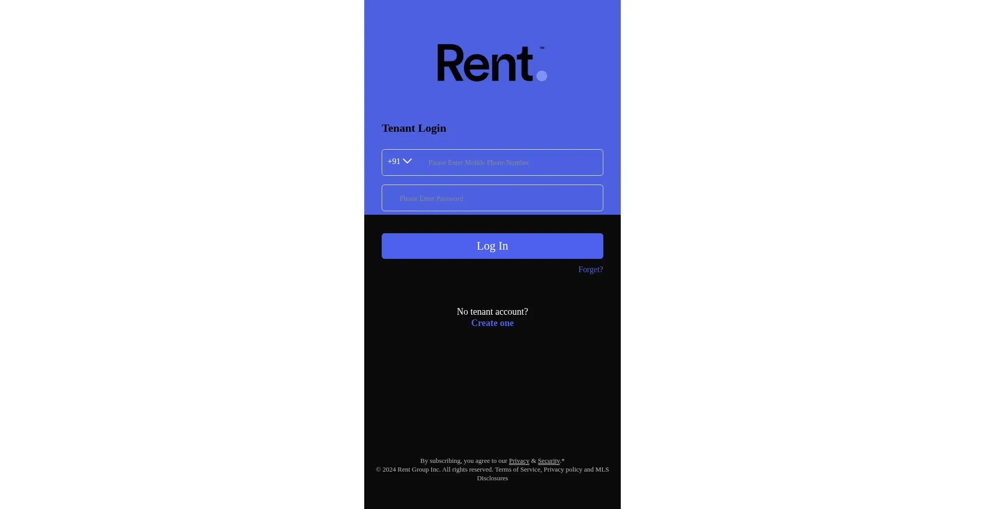 Website screenshot of Steadylease.net