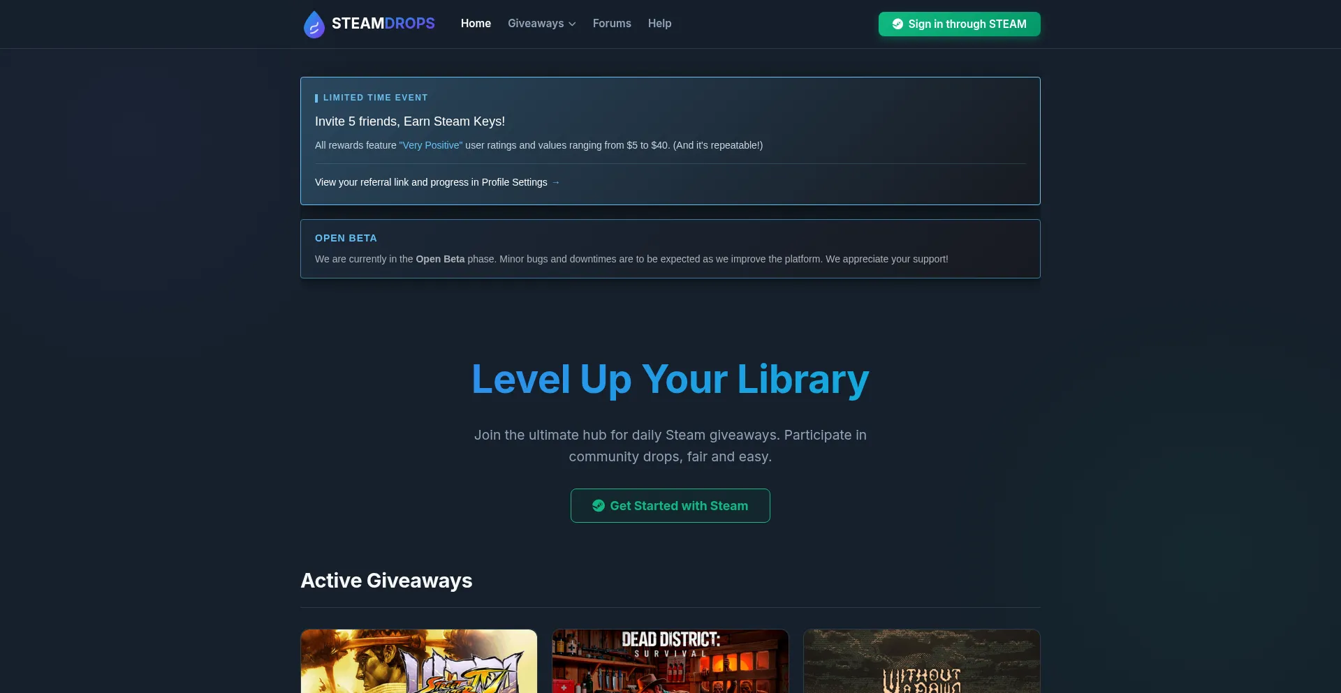 Steamdrops.net