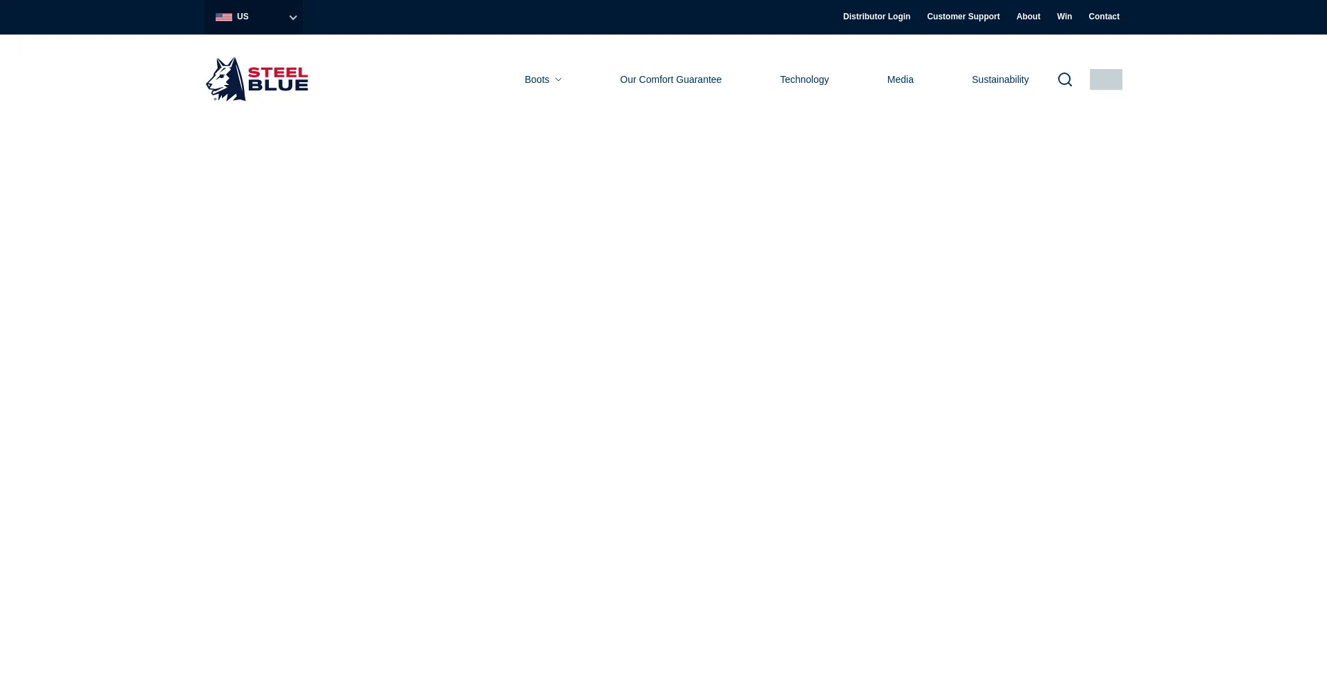 Website screenshot of Steelblue.com