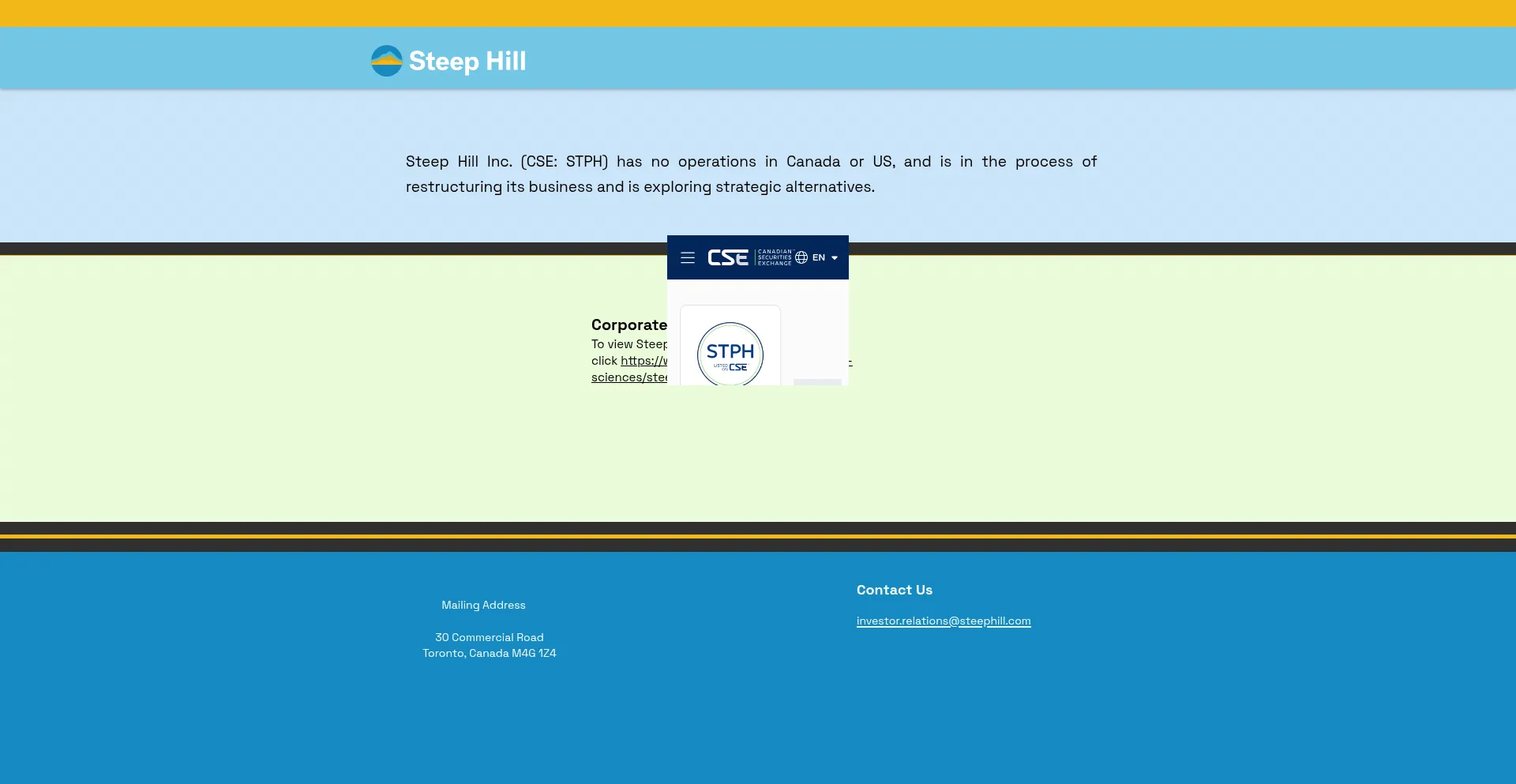 Ist Steephill.com sicher und vertrauenswürdig?