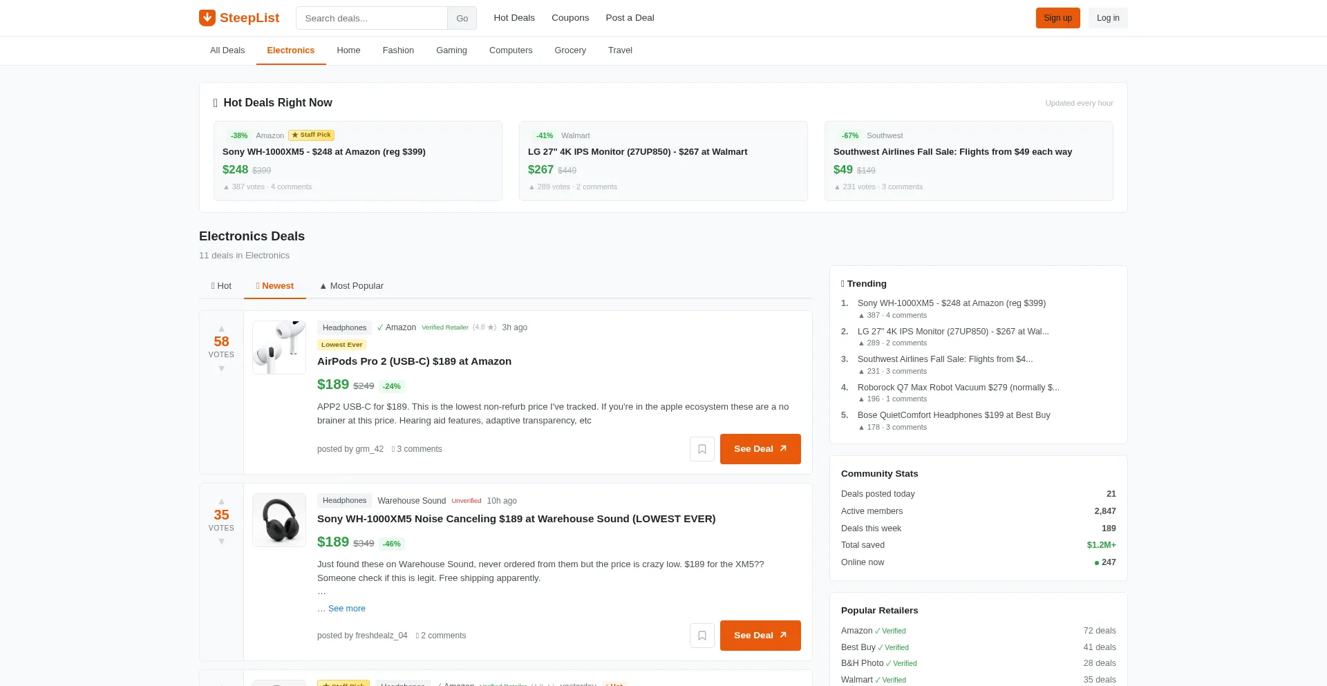 Steeplist.com