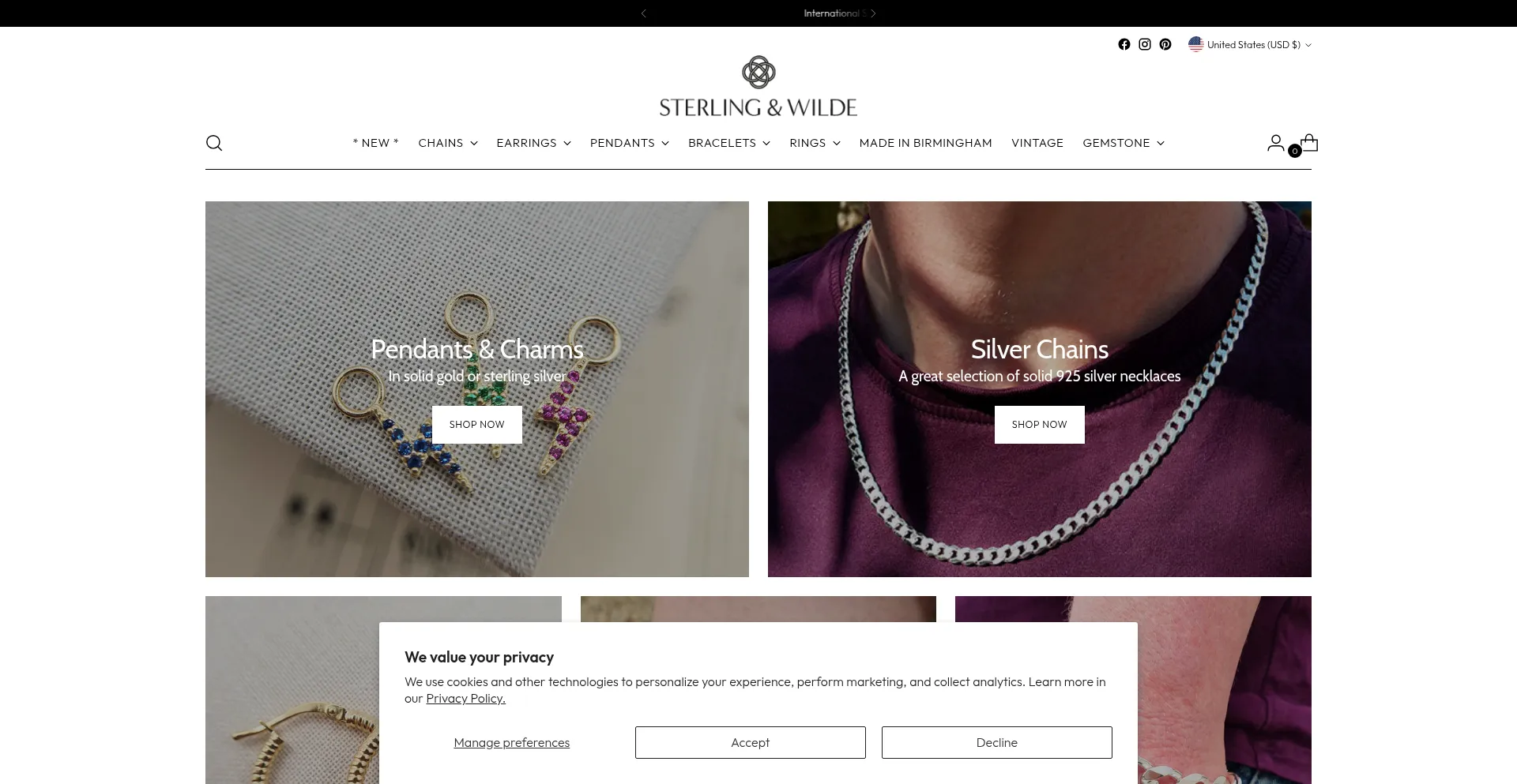 Sterlingwilde.co.uk Screenshot