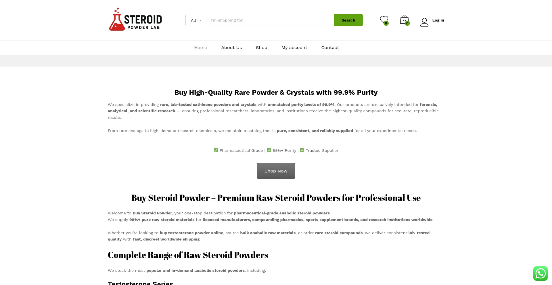 Ist Steroidpowderlab.com sicher und vertrauenswürdig?
