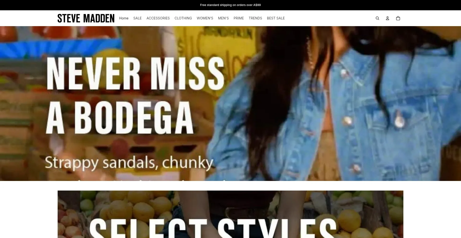 Website screenshot of Stevemdau.com