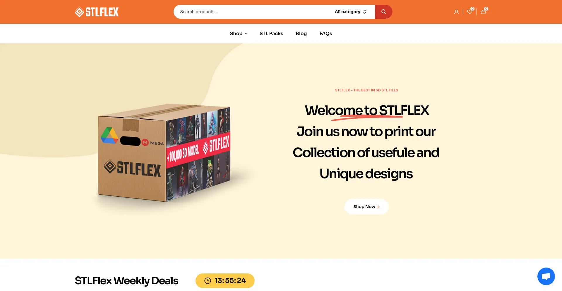 Stlflex.com Screenshot
