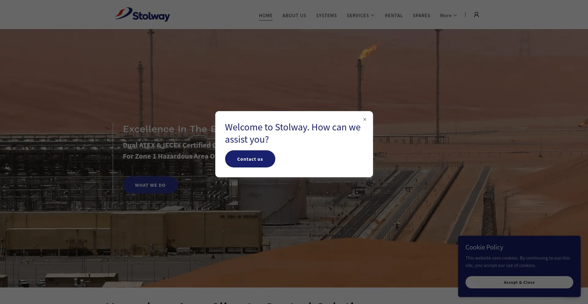 Website screenshot of Stolway.com.au