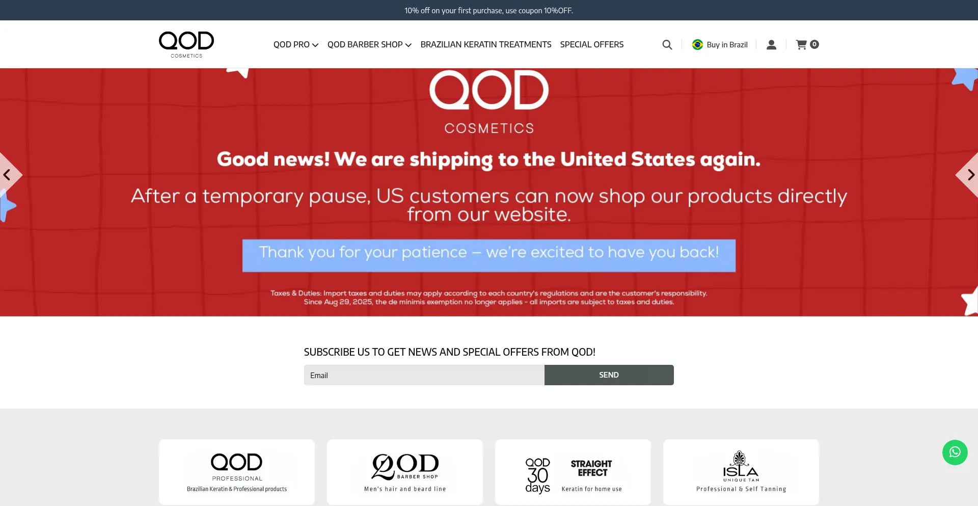 Store.qodcosmetics.com