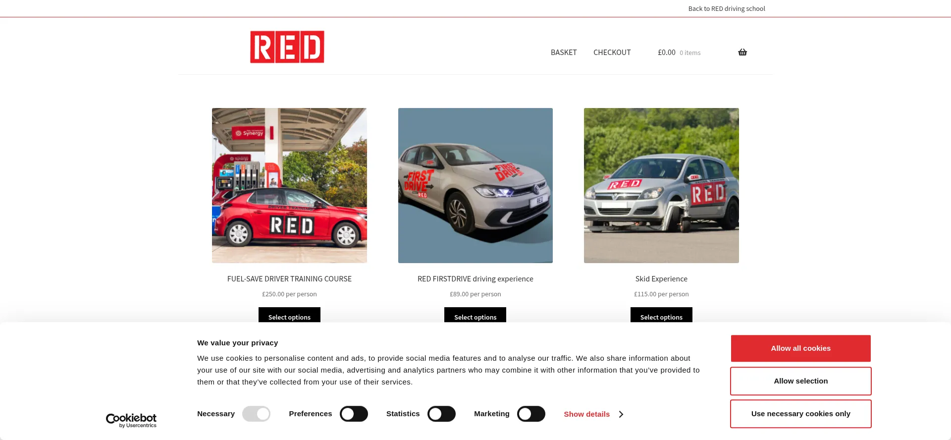 Store.reddrivingschool.com