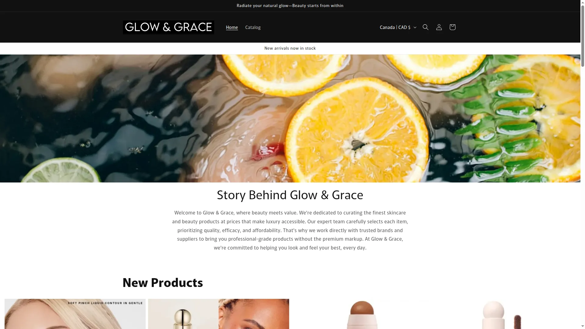 Storeglowandgrace.com
