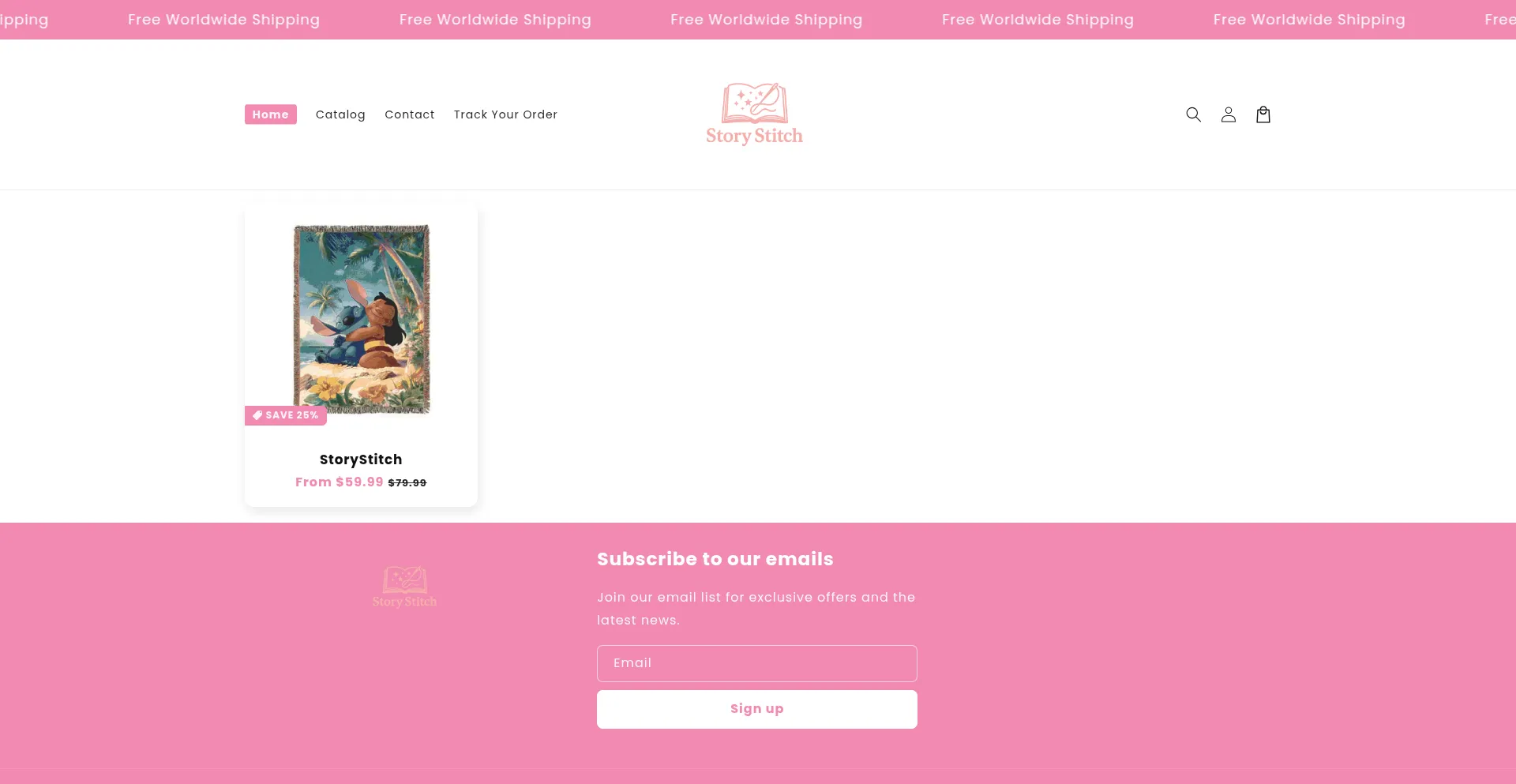 Storystitchshop.com Screenshot