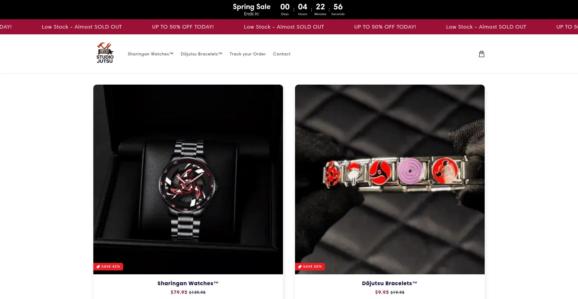 Website screenshot of Studiojutsu.com