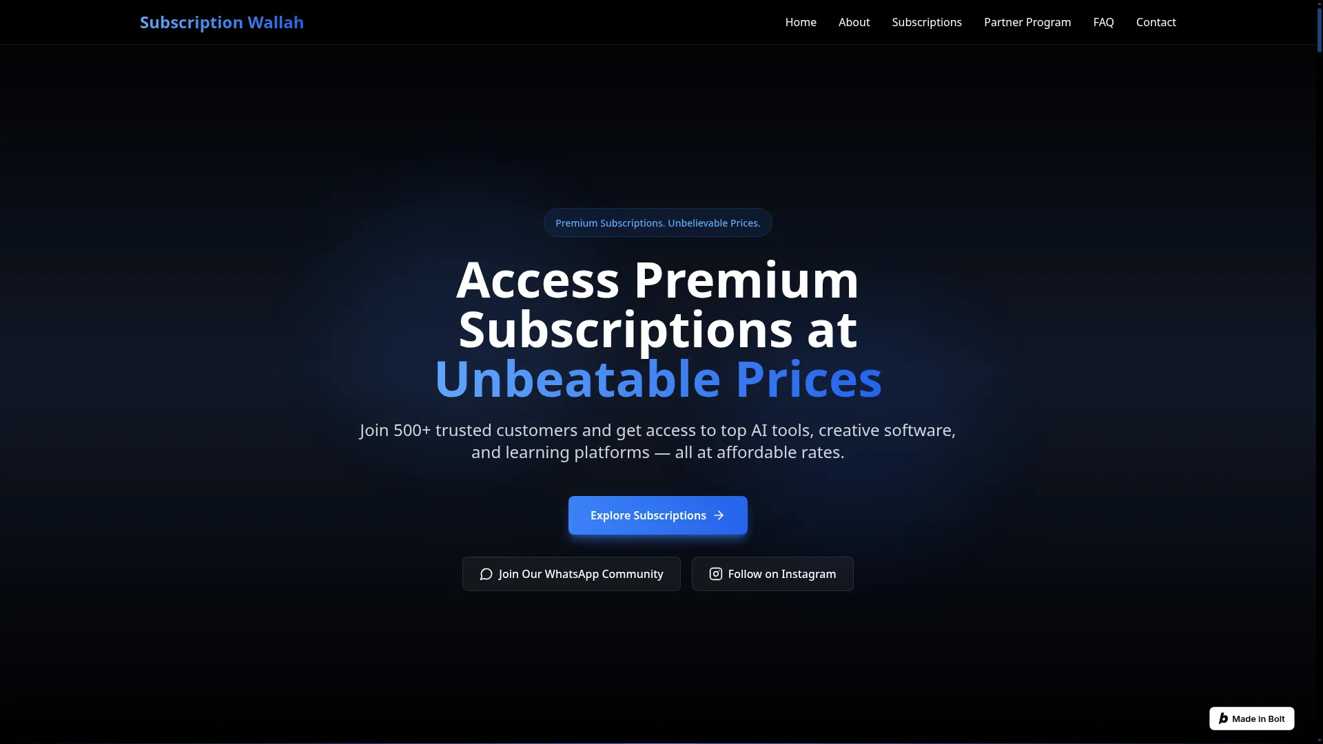 Subscriptionwallah.bolt.host