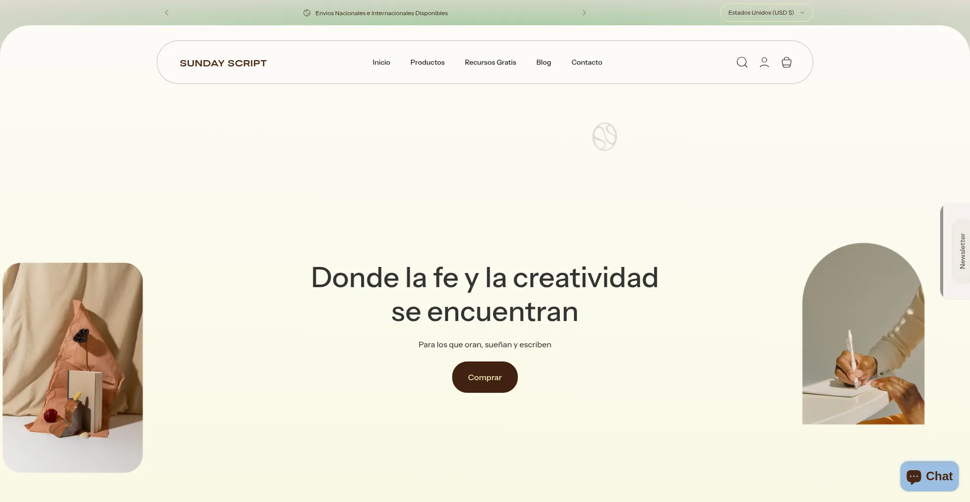 Sundayscript.co Screenshot