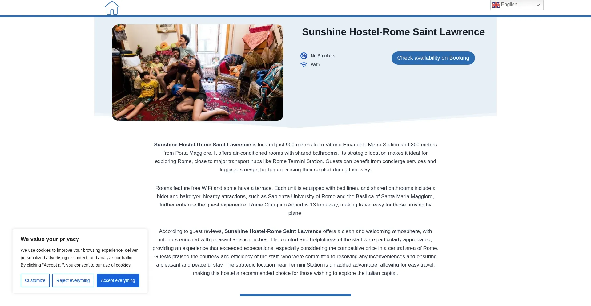 Ist Sunshinehostelromesaintlawrence.top sicher und vertrauenswürdig?