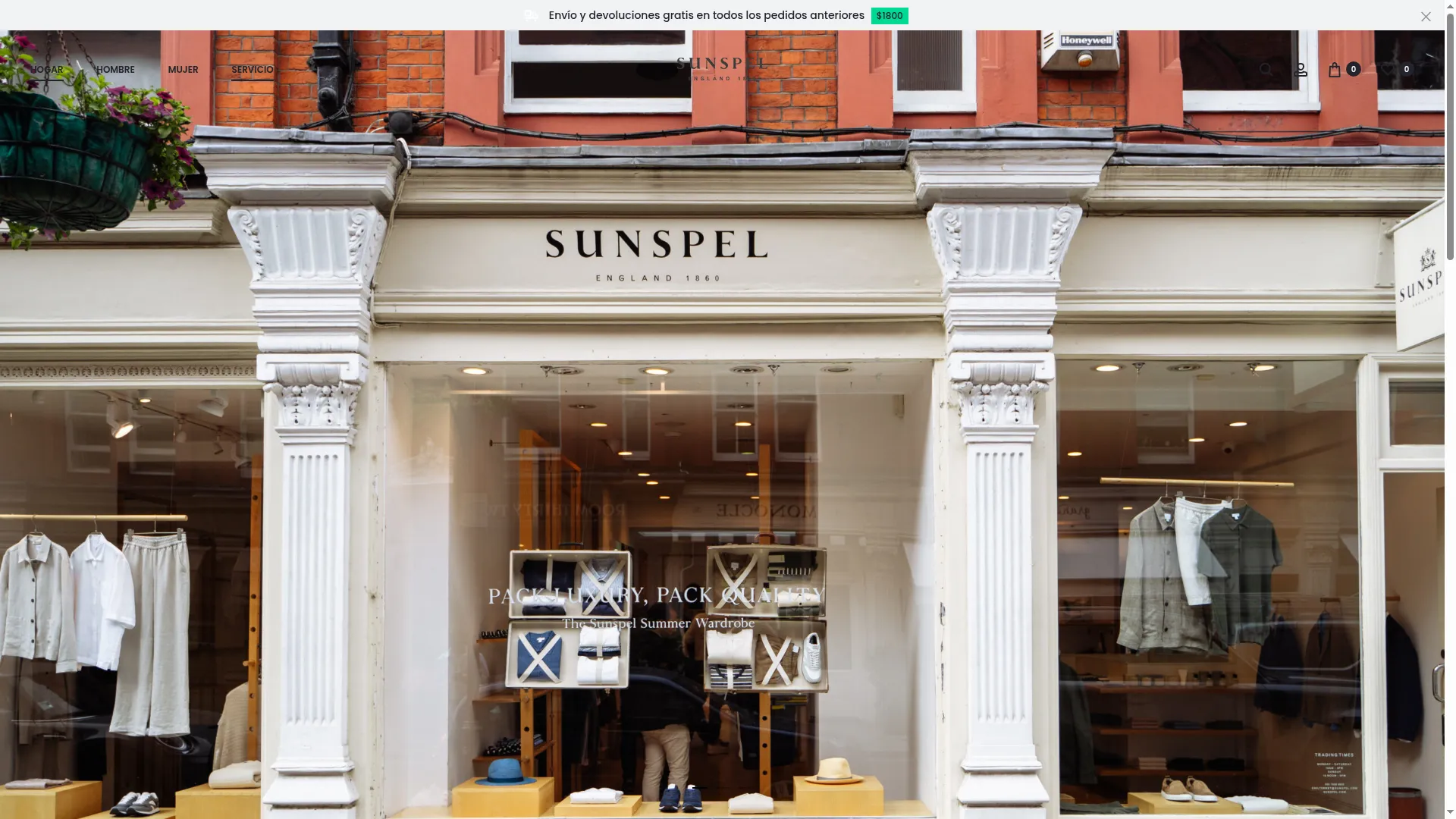 Sunspel.com.mx