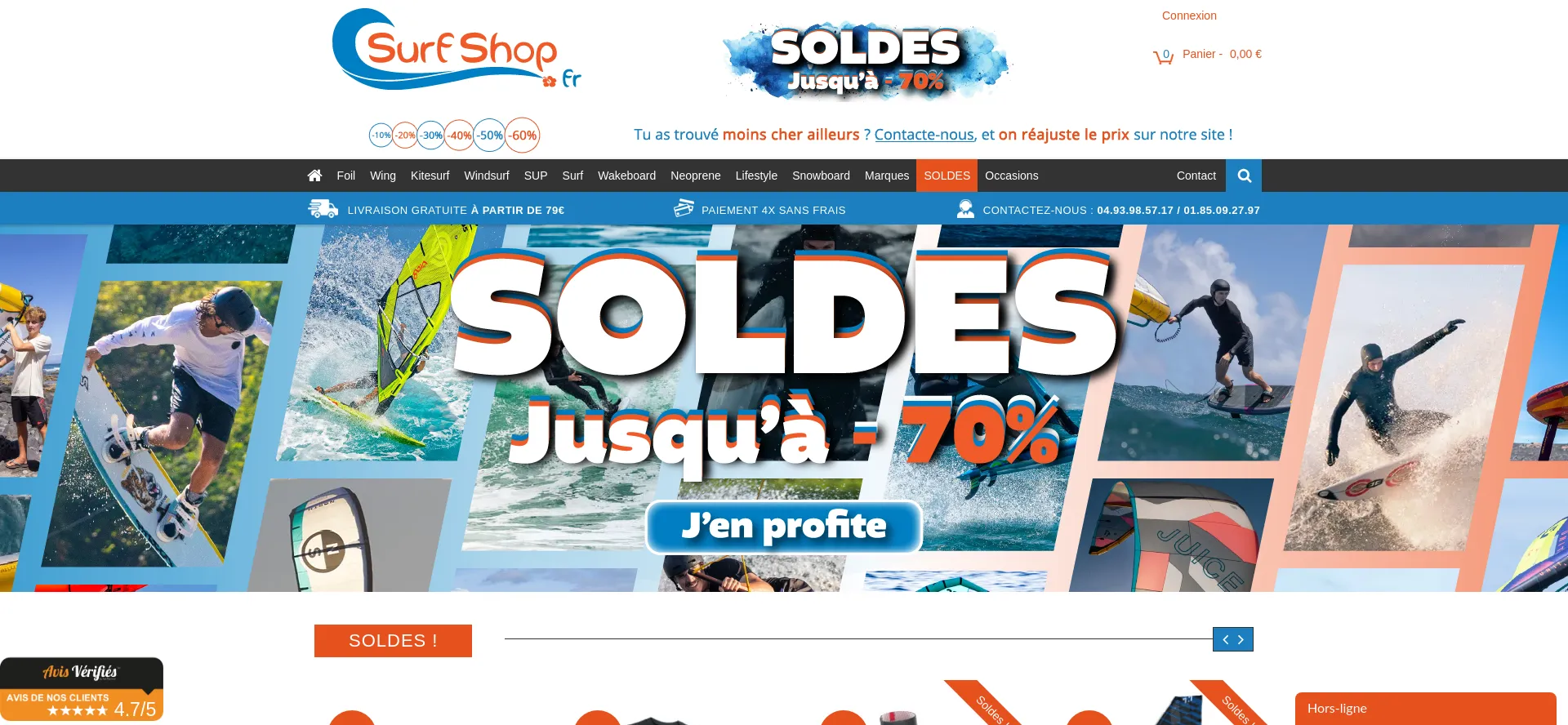 Ist Surfshop.fr sicher und vertrauenswürdig?