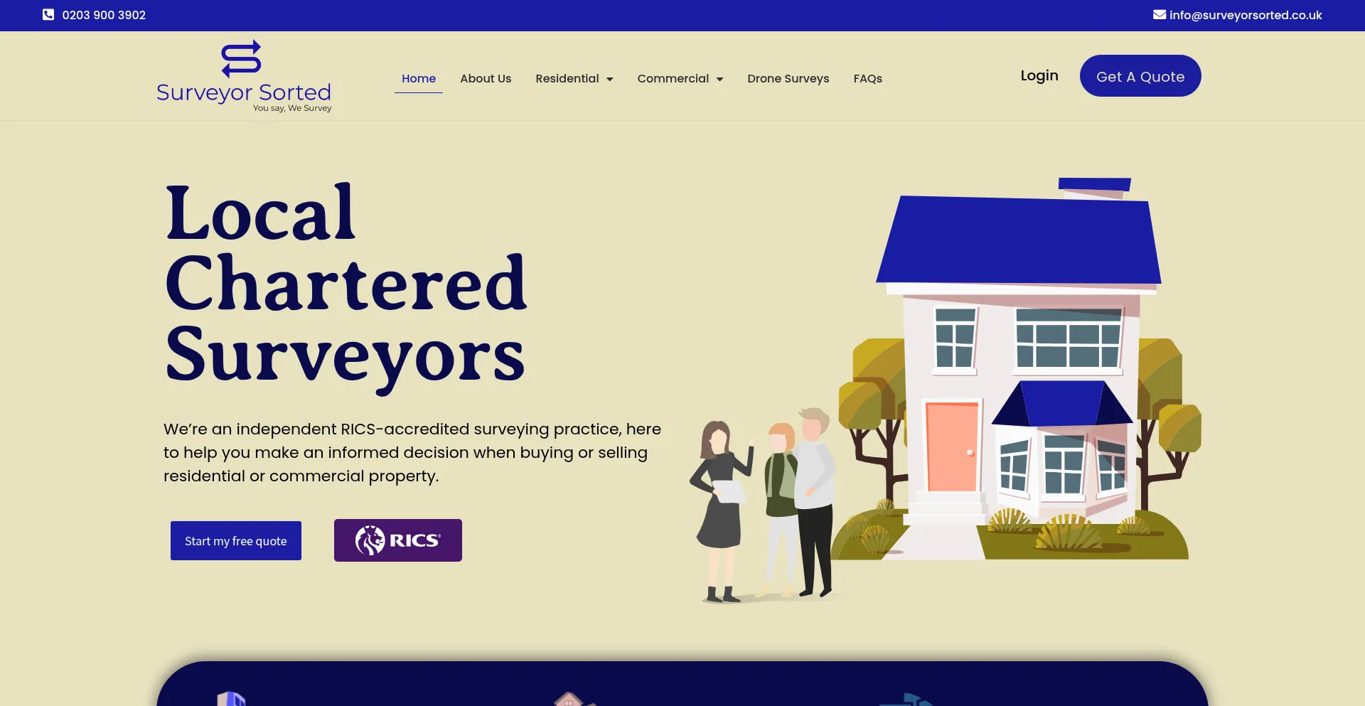 Surveyorsorted.co.uk Screenshot