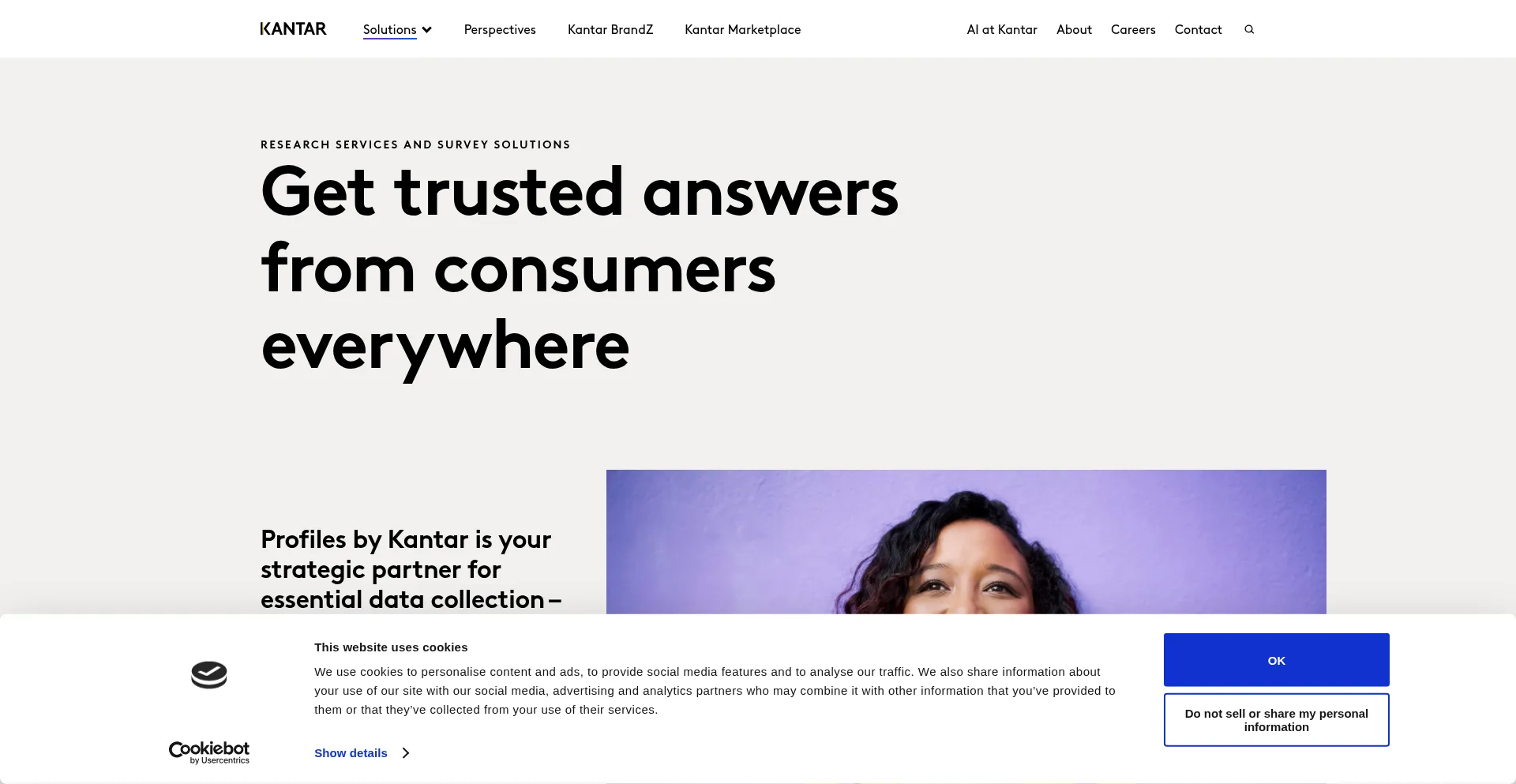 Website screenshot of Surveys.lifepointspanel.com