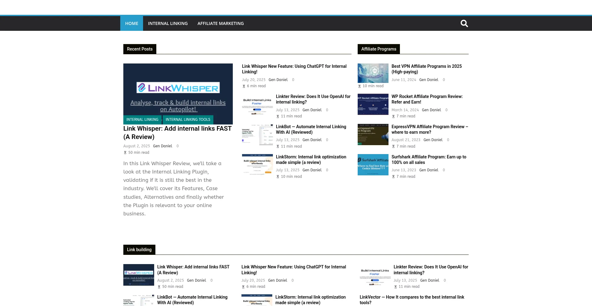 Website screenshot of Survivezeal.com