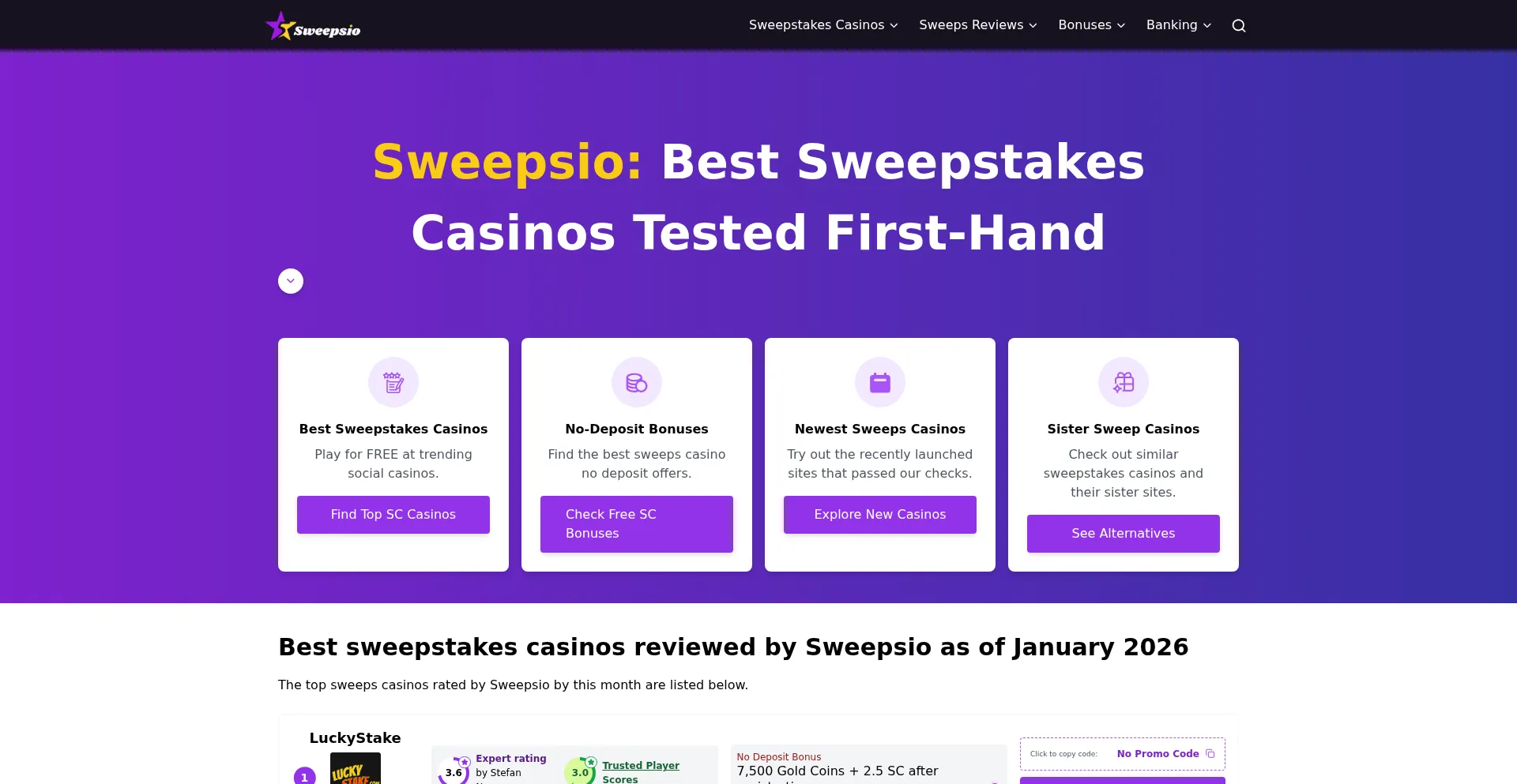 Sweepsio.com