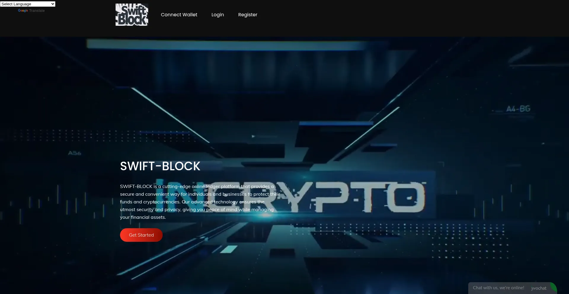 Website screenshot of Swift-block.com