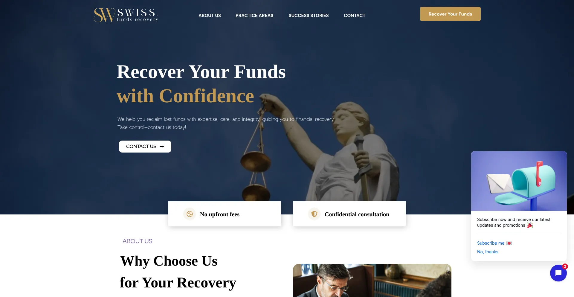 Ist Swissfundsrecovery.com sicher und vertrauenswürdig?