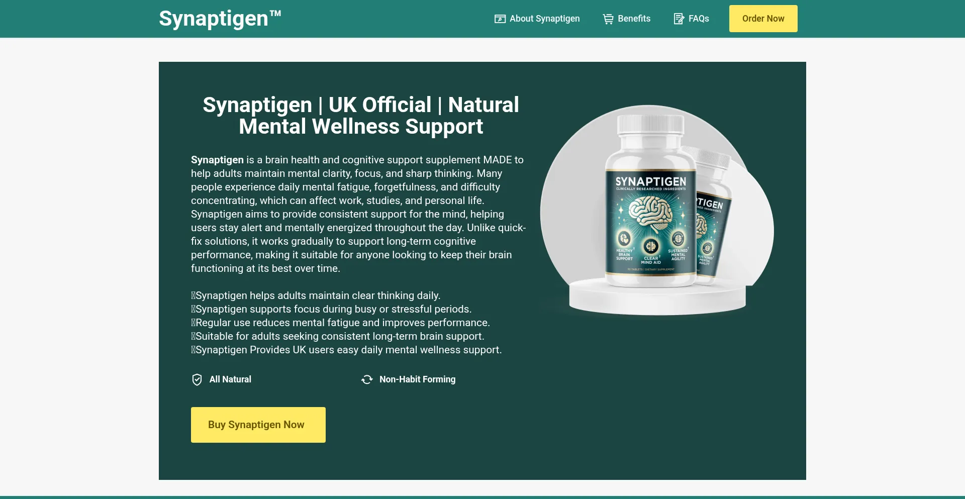 Ist Synaptigen.uk sicher und vertrauenswürdig?