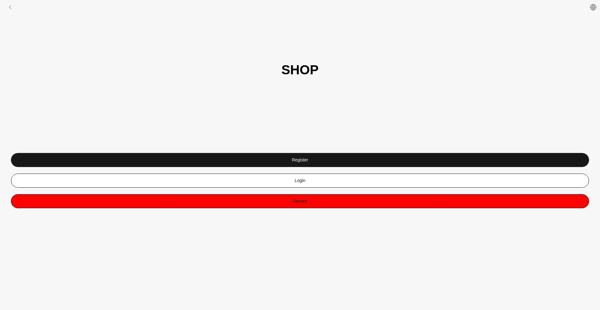 Website screenshot of T-kshop.shop