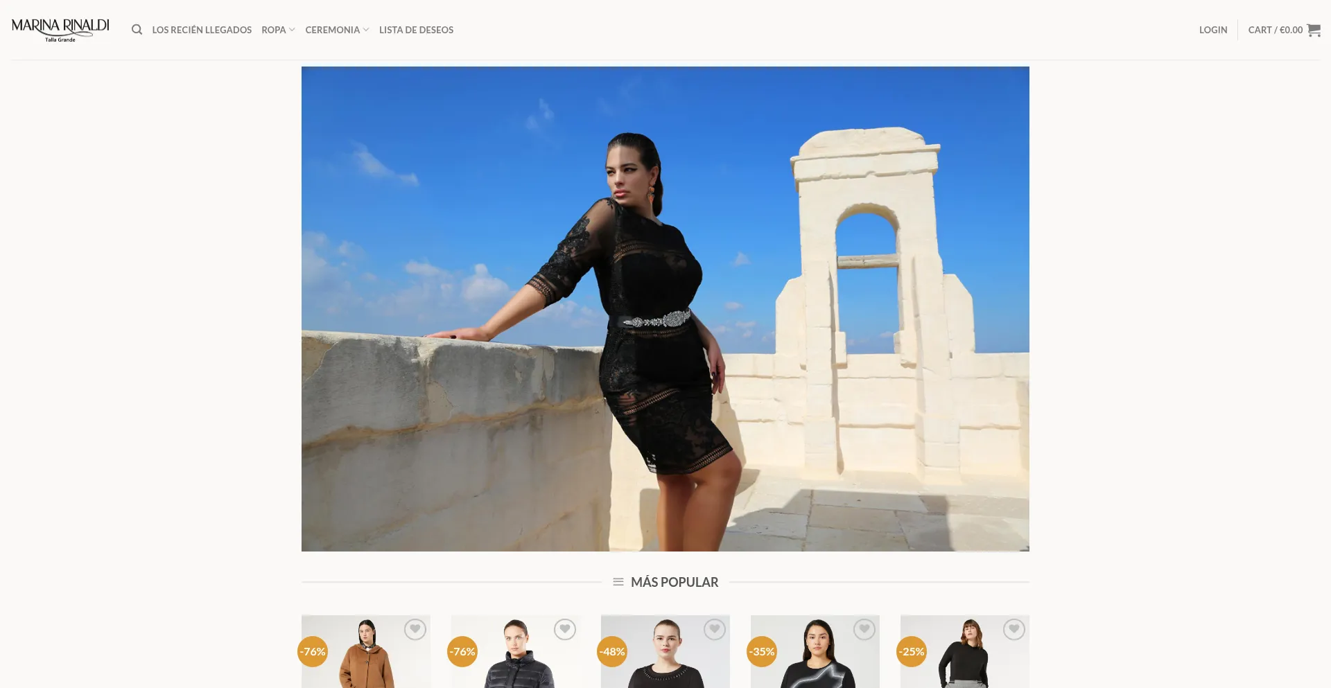 Website screenshot of Tallagrandeshop.com