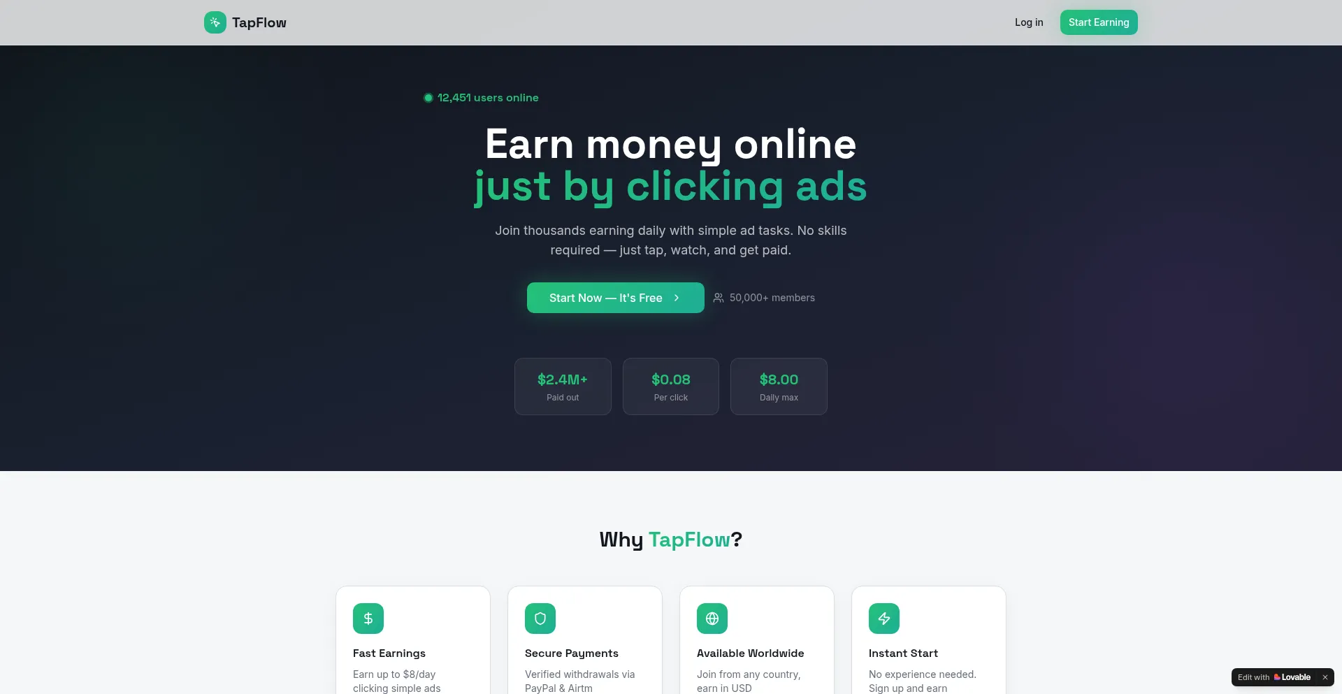 Tapflowpay.lovable.app