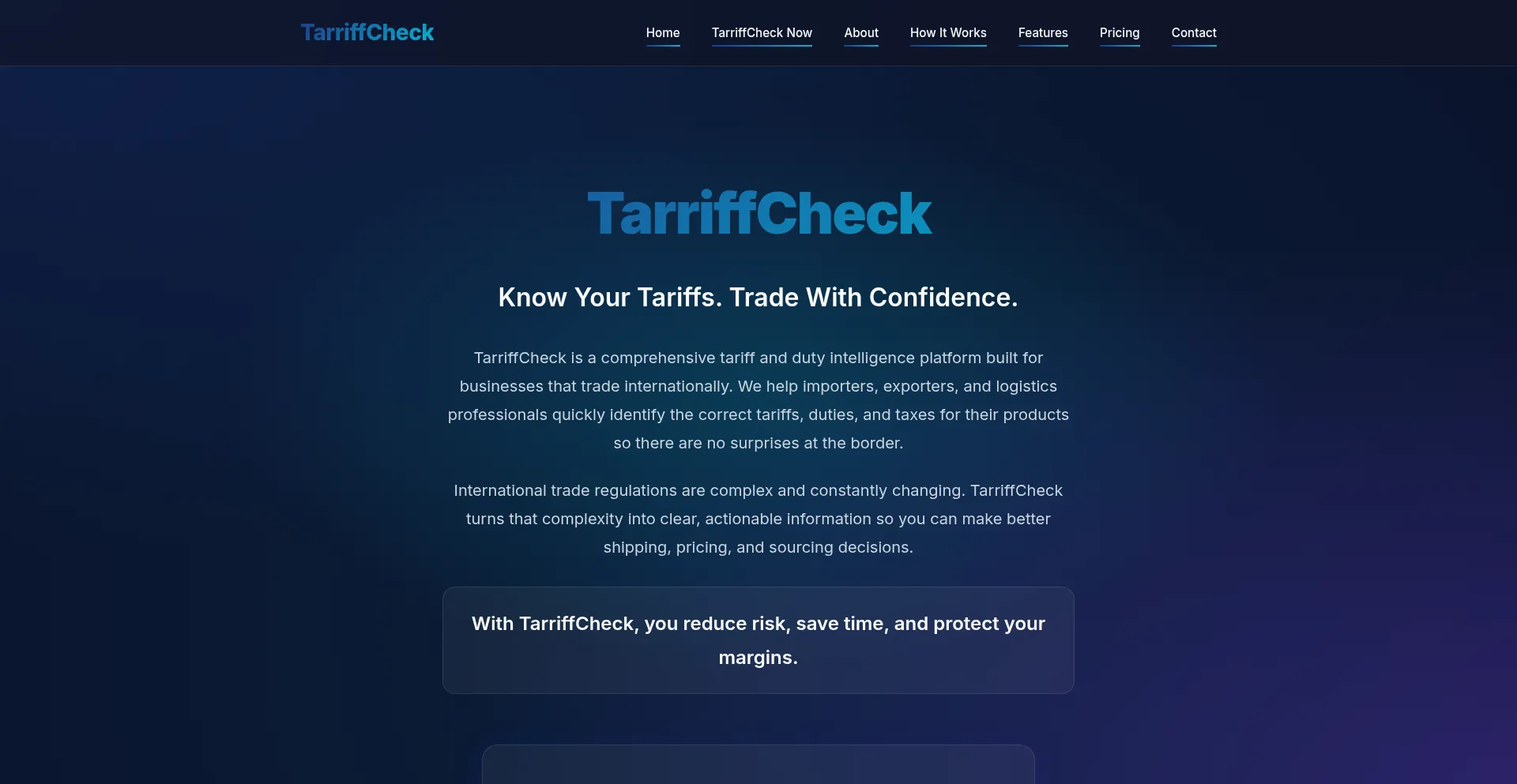 Tarriffcheck.com