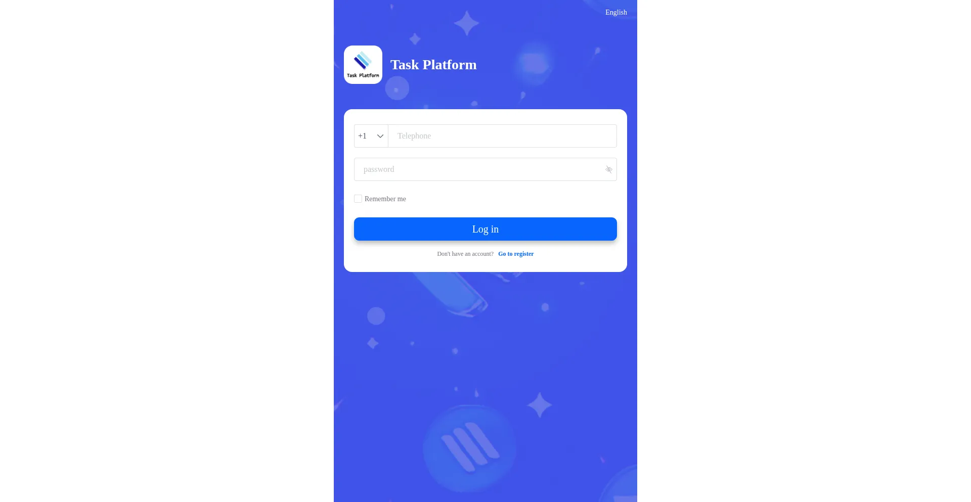Website screenshot of Taskluckboom.top