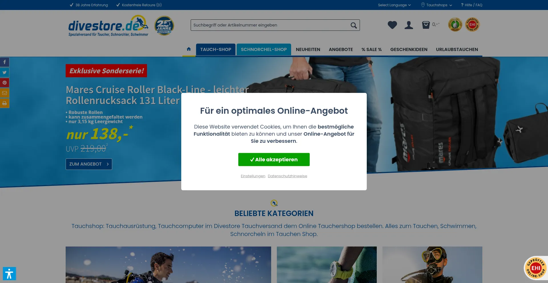 Ist Tauchversand.com sicher und vertrauenswürdig?