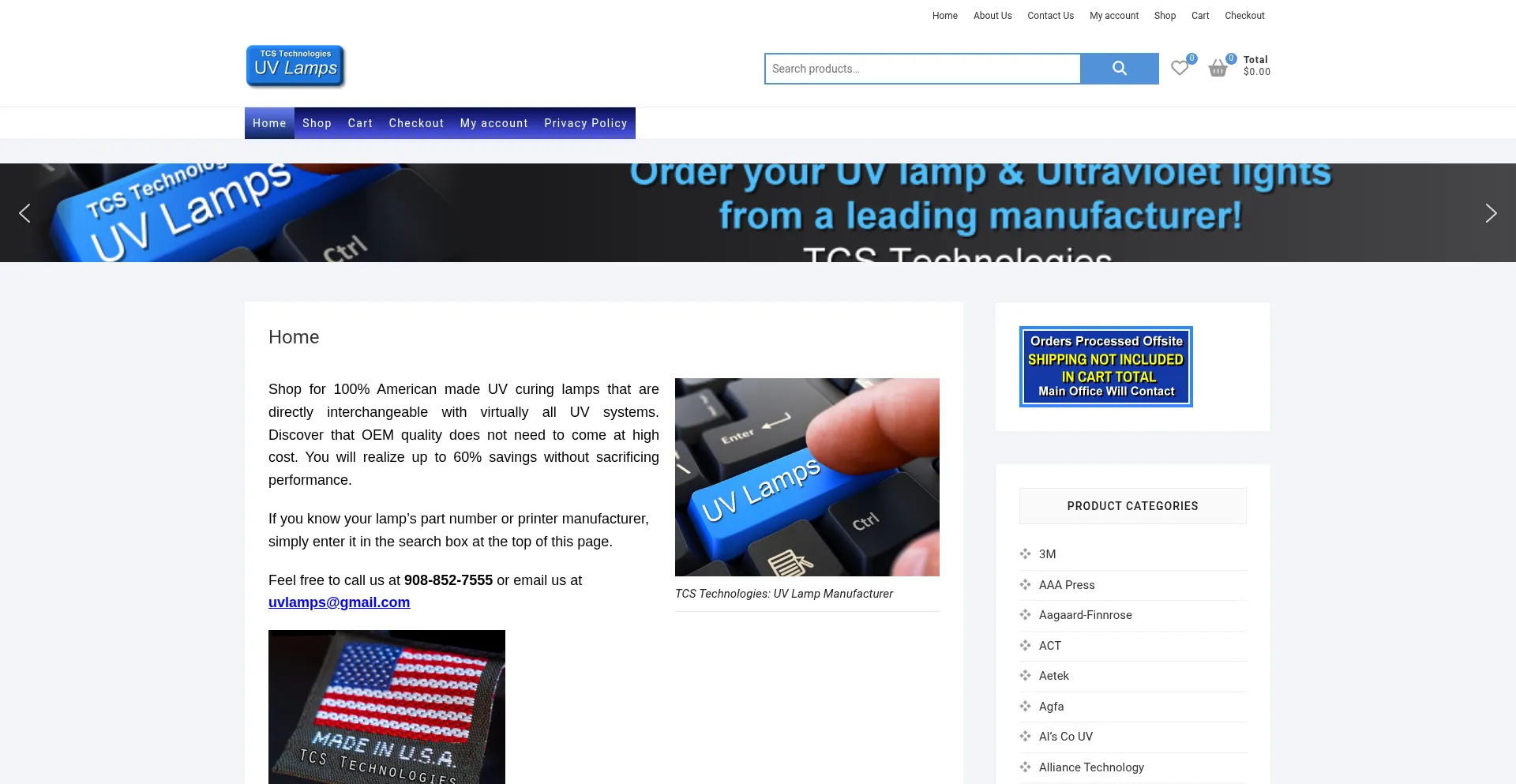 Tcsuvlamp.com