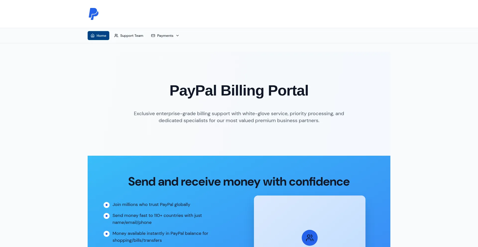 Ist Teambillingportal.com sicher und vertrauenswürdig?