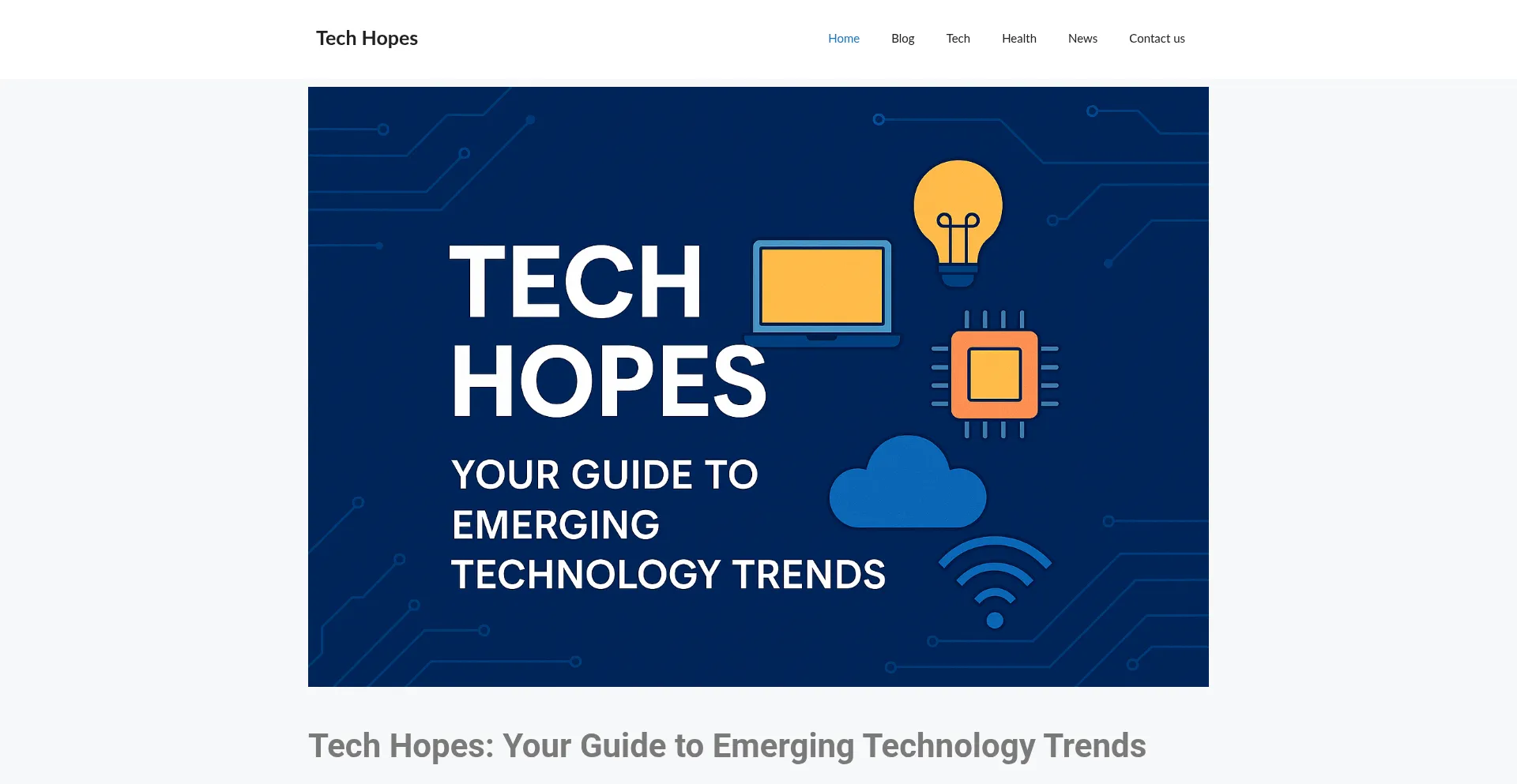Techhopes.blog Screenshot