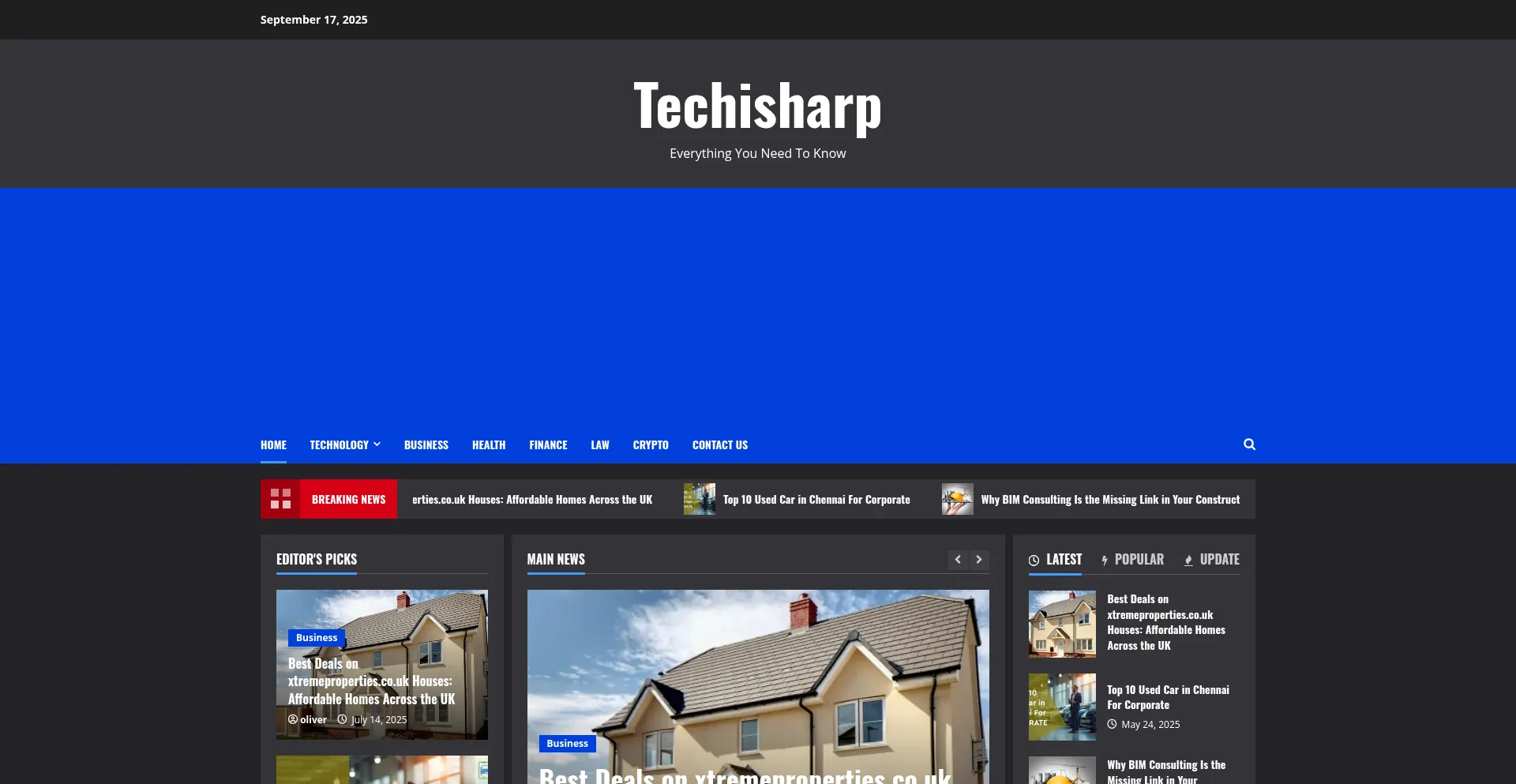 Techisharp.com Screenshot