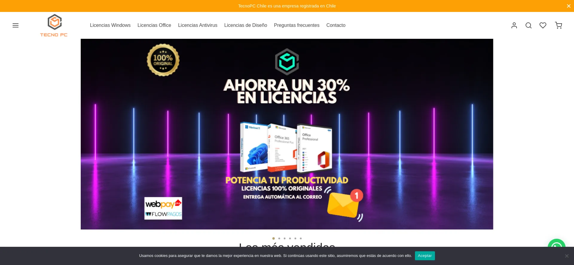 Tecnopcchile.shop Screenshot