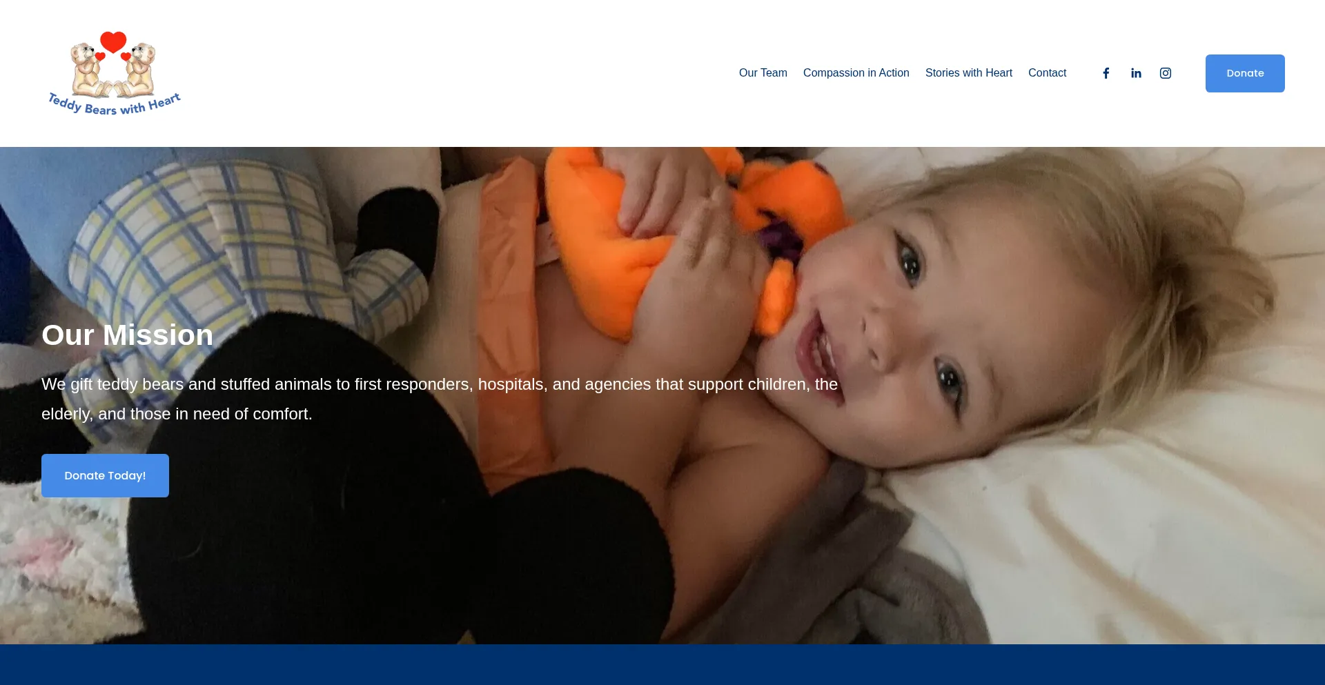 Teddybearswithheart.org Screenshot