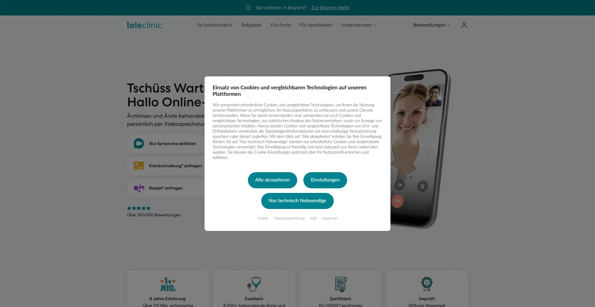 Ist Teleclinic.com sicher und vertrauenswürdig?