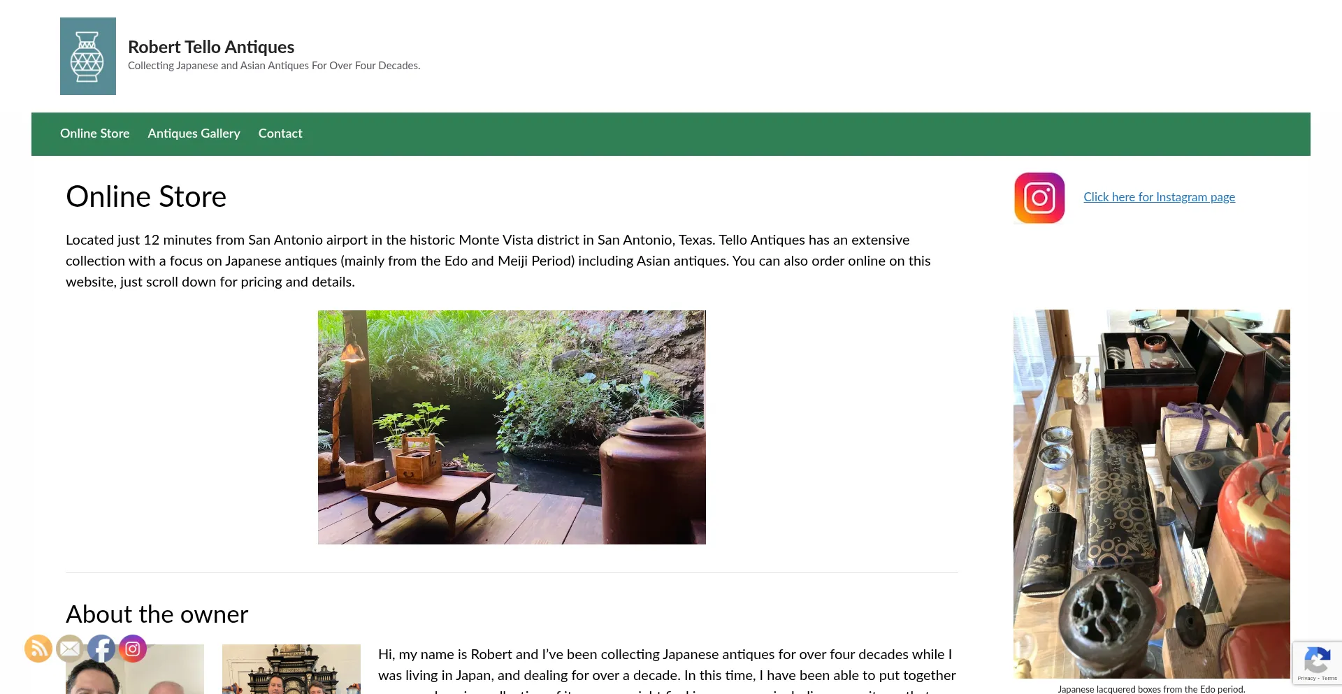 Telloantiques.com Screenshot
