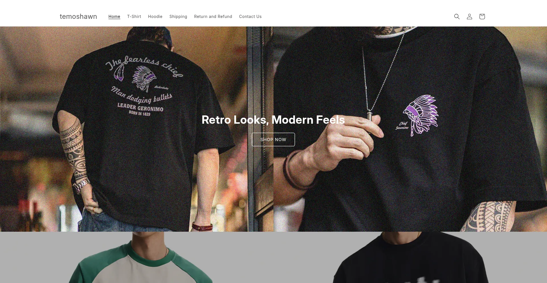 Temoshawn.com Screenshot