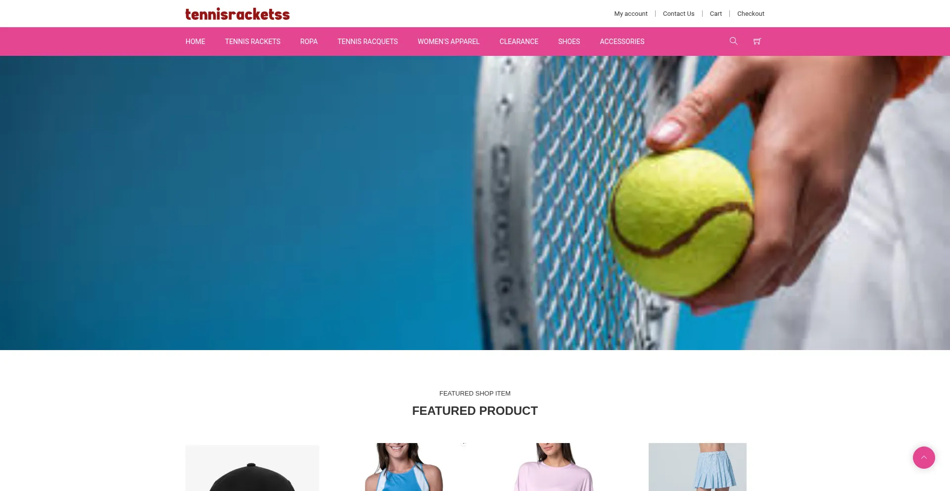 Tennisracketss.com Screenshot