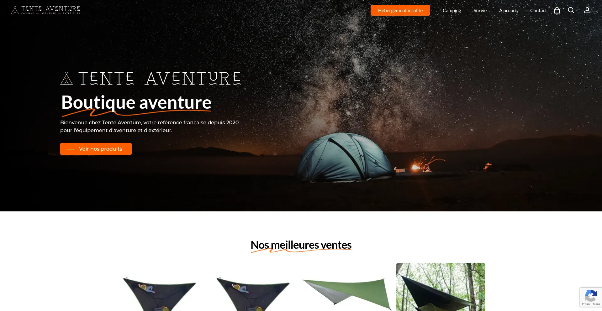 Ist Tente-aventure.com sicher und vertrauenswürdig?