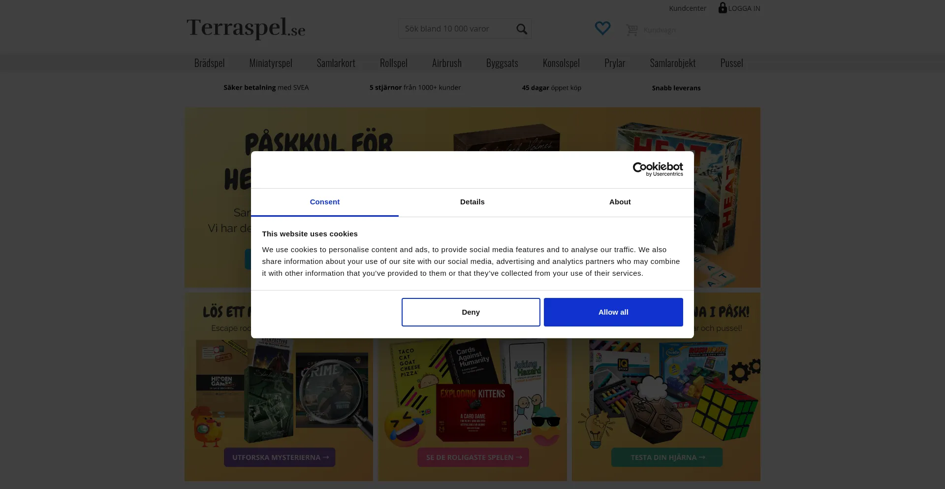Ist Terraspel.se sicher und vertrauenswürdig?