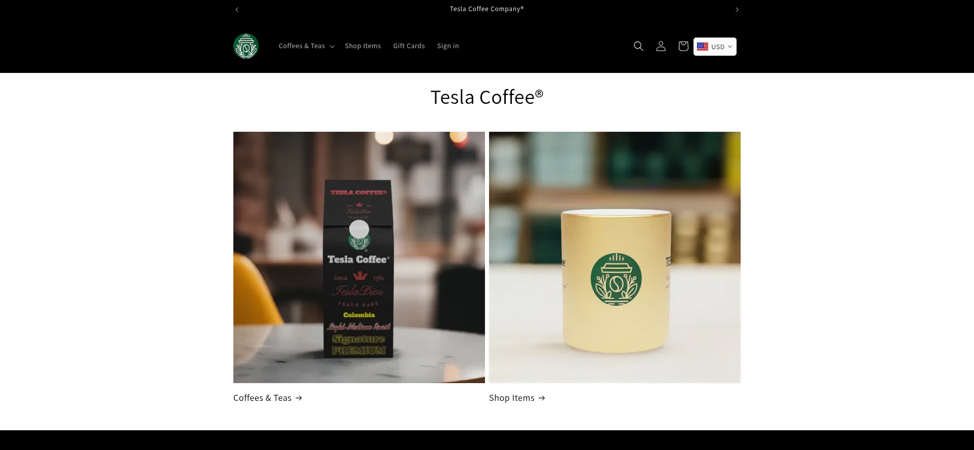 Teslacoffeestore.com