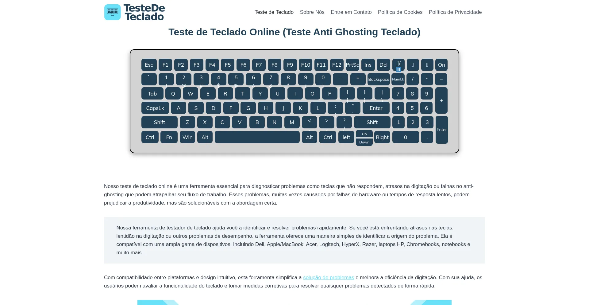 Ist Testedeteclado.com.br sicher und vertrauenswürdig?