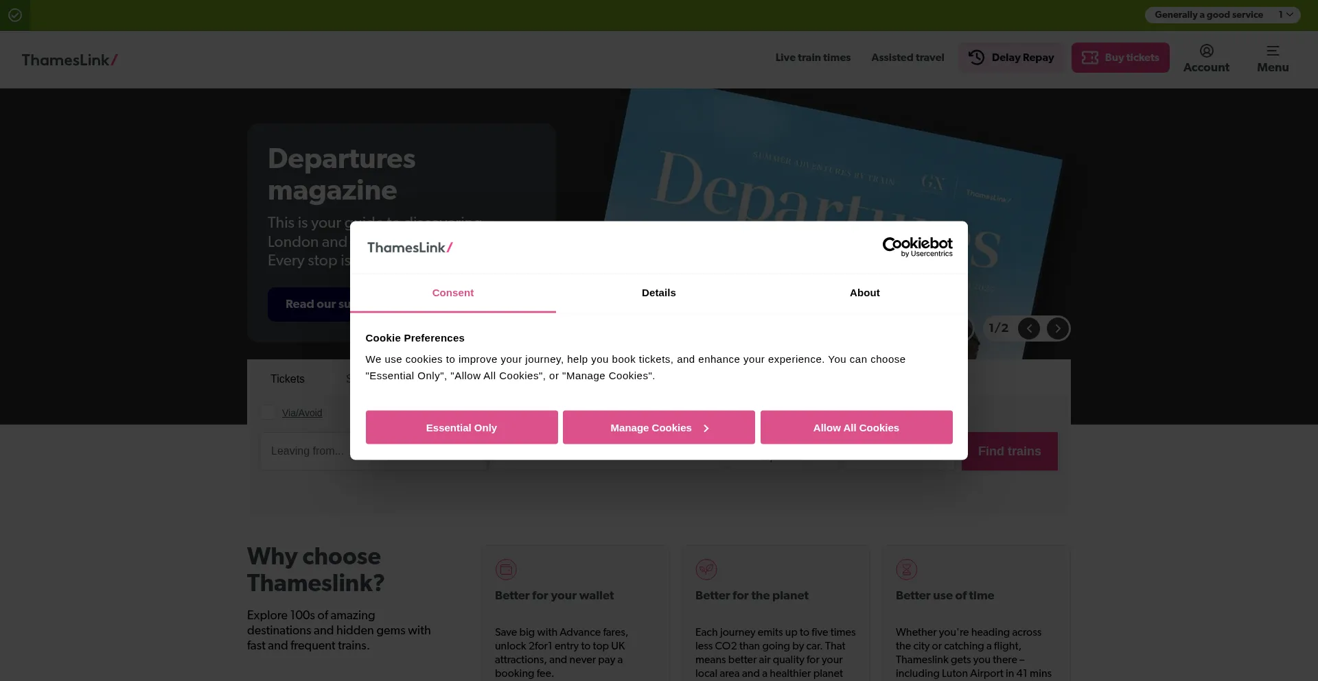 Ist Thameslinkrailway.com sicher und vertrauenswürdig?