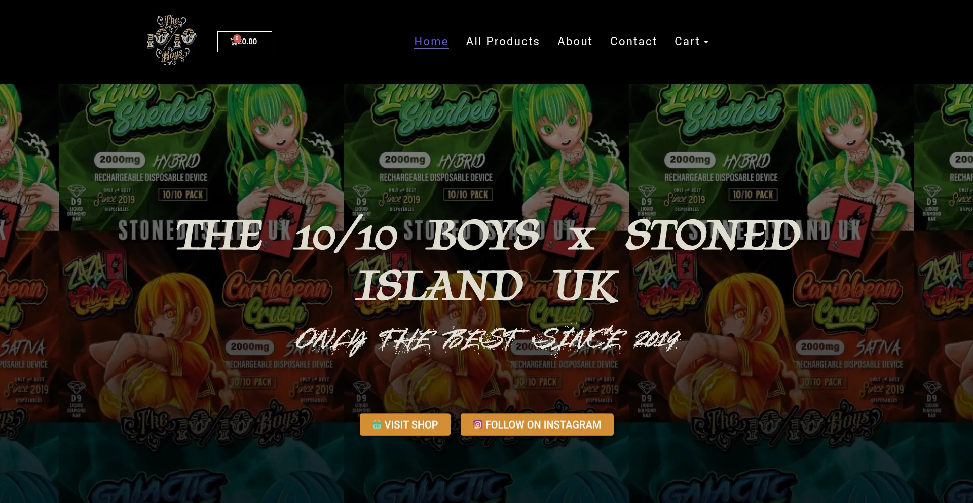Website screenshot of The1010boys.eu