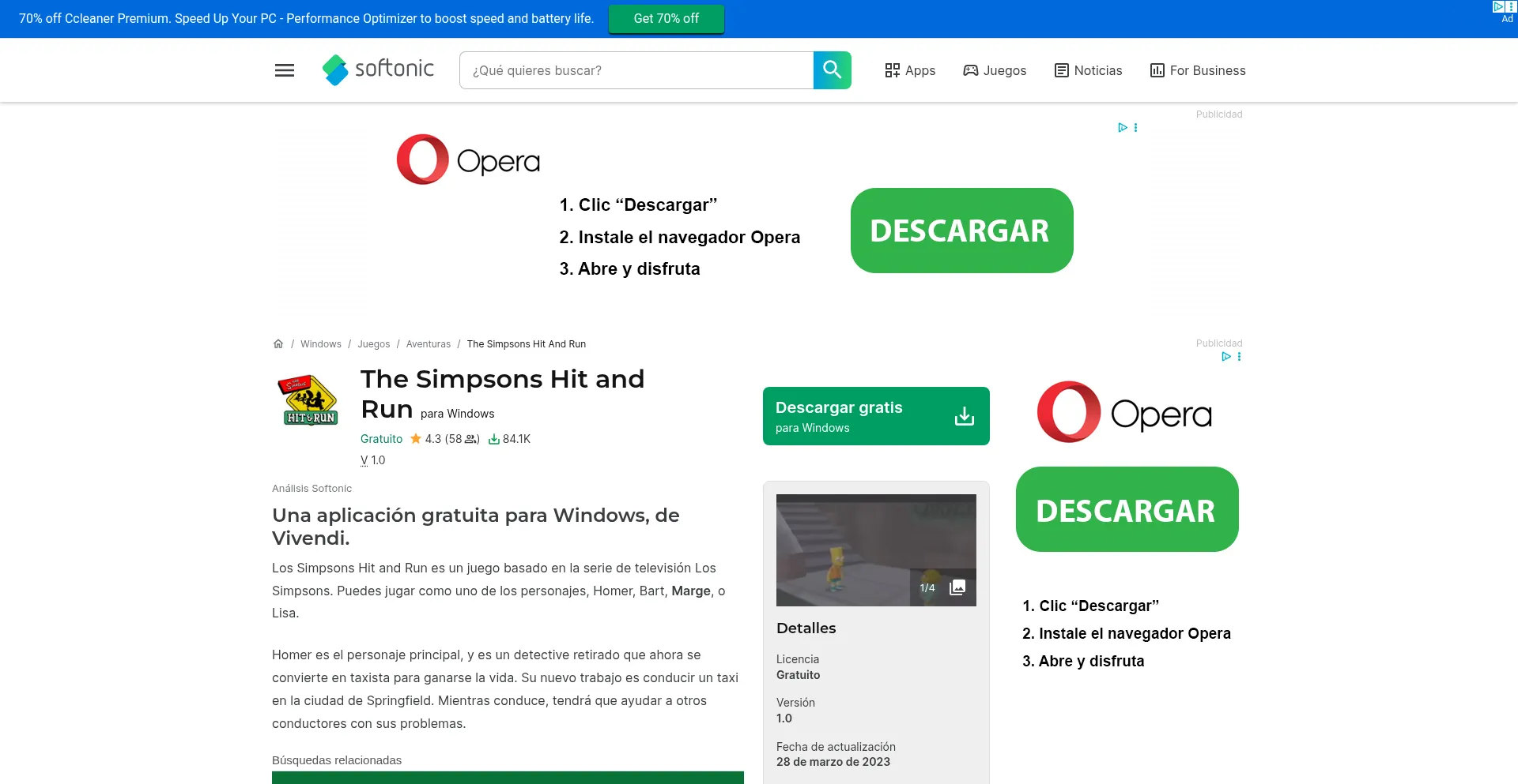 Ist The-simpsons-hit-and-run.softonic.com sicher und vertrauenswürdig?